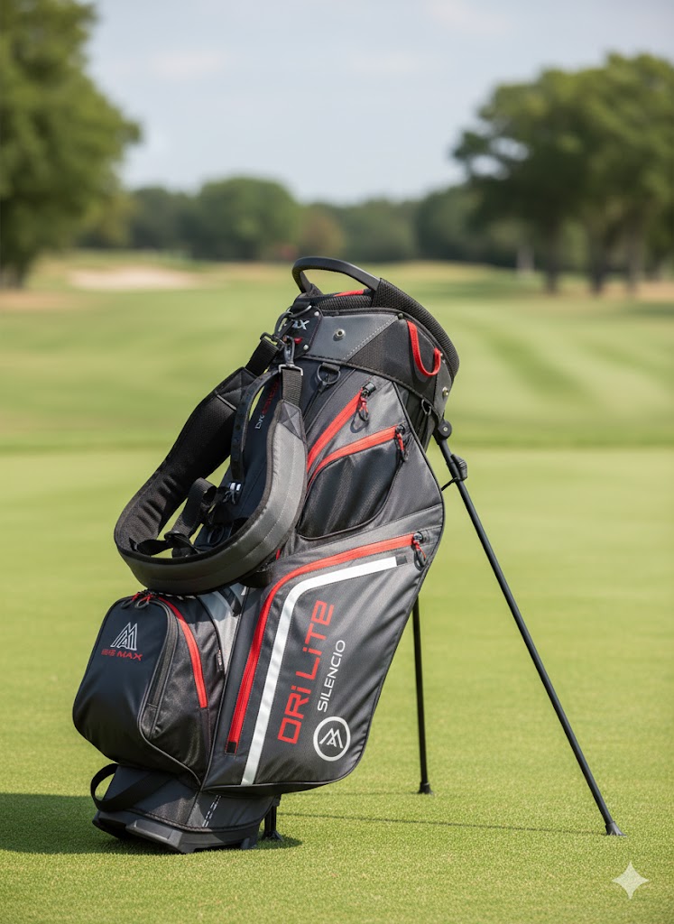 BICK MACX Cartbag Leise 2 , grau/rot